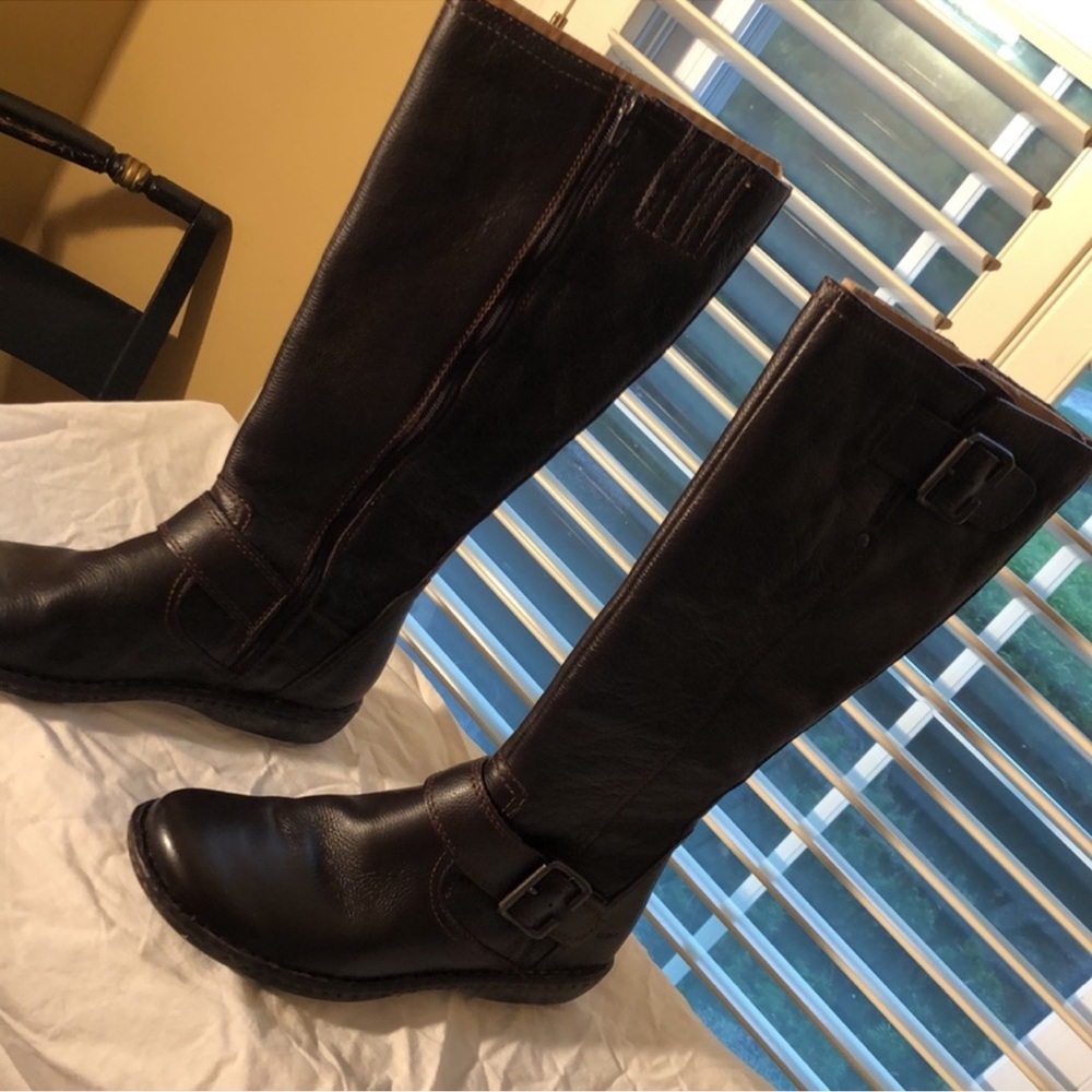 NWOT BOC by born dark French roast Elegant Brown Knee-High Women's Boots - Picture 3 of 8